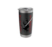 Bigfoot Samurai Warrior Cryptid Ninja Bushido Monster Stainless Steel Insulated Tumbler