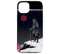 Bigfoot Samurai Warrior Full Armor Red Moon Yeti Sasquatch Case for iPhone 15 Plus