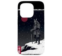 Bigfoot Samurai Warrior Full Armor Red Moon Yeti Sasquatch Case for iPhone 15 Pro