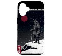 Bigfoot Samurai Warrior Full Armor Red Moon Yeti Sasquatch Case for iPhone 16