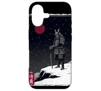 Bigfoot Samurai Warrior Full Armor Red Moon Yeti Sasquatch Case for iPhone 17