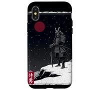Bigfoot Samurai Warrior Full Armor Red Moon Yeti Sasquatch Case for iPhone X/XS