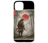 Bigfoot Samurai Warrior Japanese Ukiyo-e Style Sasquatch Case for iPhone 15 Plus