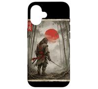 Bigfoot Samurai Warrior Japanese Ukiyo-e Style Sasquatch Case for iPhone 16