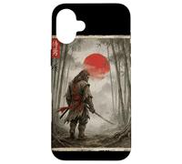 Bigfoot Samurai Warrior Japanese Ukiyo-e Style Sasquatch Case for iPhone 16 Plus