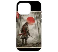 Bigfoot Samurai Warrior Japanese Ukiyo-e Style Sasquatch Case for iPhone 16 Pro