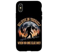 Bigfoot Sasquatch Believe in Yourself When No One Else Does Case for iPhone X/XS