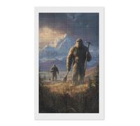 Bigfoot Sasquatch Farmer Adults Diamond 5D Painting Kit Square Drill DIY Art Craft Wall Decor