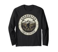 Bigfoot Sasquatch Forest Division Wilderness Trail Long Sleeve T-Shirt