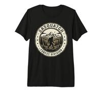 Bigfoot Sasquatch Forest Division Wilderness Trail Premium T-Shirt