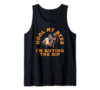 Bigfoot Sasquatch HODL My Beer I'm Buying The Dip, Crypto Tank Top