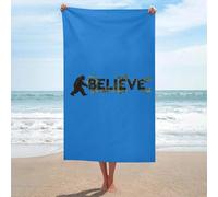 Bigfoot Sasquatch I Believe Beach Towel Absorbent Bath Towels