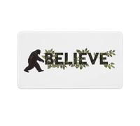 Bigfoot Sasquatch I Believe Cute Gaming Mousepad Rubber Base Desk Mat for Home Office Laptop Computer