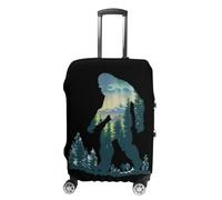 Bigfoot Sasquatch in The Forests Suitcase Cover Washable Luggage Protective Covers Travel L