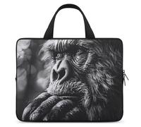 Bigfoot Sasquatch Laptop Bag Sleeve Funny Tablet Case Protective Carry Bag Briefcase with Handle 15inch