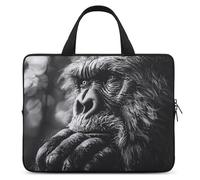 Bigfoot Sasquatch Laptop Bag Sleeve Funny Tablet Case Protective Carry Bag Briefcase with Handle 17inch