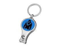 Bigfoot Sasquatch Nail Clippers Sharp Sturdy Fingernail Cutters with Bottle Opener Keychain