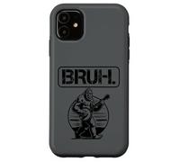 Bigfoot Sasquatch Playing Banjo, Bruh Meme Case for iPhone 11