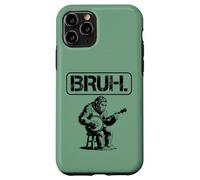 Bigfoot Sasquatch Playing Banjo, Bruh Meme Case for iPhone 11 Pro