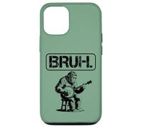 Bigfoot Sasquatch Playing Banjo, Bruh Meme Case for iPhone 12/12 Pro