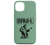 Bigfoot Sasquatch Playing Banjo, Bruh Meme Case for iPhone 13