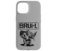 Bigfoot Sasquatch Playing Banjo, Bruh Meme Case for iPhone 15