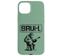 Bigfoot Sasquatch Playing Banjo, Bruh Meme Case for iPhone 15 Plus