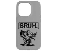 Bigfoot Sasquatch Playing Banjo, Bruh Meme Case for iPhone 15 Pro