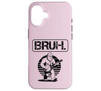 Bigfoot Sasquatch Playing Banjo, Bruh Meme Case for iPhone 16