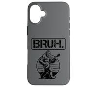 Bigfoot Sasquatch Playing Banjo, Bruh Meme Case for iPhone 16 Plus