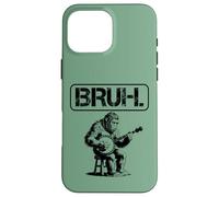 Bigfoot Sasquatch Playing Banjo, Bruh Meme Case for iPhone 16 Pro Max