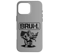 Bigfoot Sasquatch Playing Banjo, Bruh Meme Case for iPhone 16 Pro Max