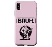 Bigfoot Sasquatch Playing Banjo, Bruh Meme Case for iPhone XS Max
