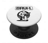 Bigfoot Sasquatch Playing Banjo, Bruh Meme PopSockets Adhesive PopGrip
