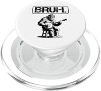 Bigfoot Sasquatch Playing Banjo, Bruh Meme PopSockets PopGrip for MagSafe