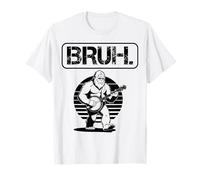 Bigfoot Sasquatch Playing Banjo, Bruh Meme T-Shirt