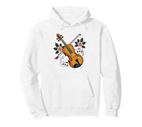 Bigfoot Sasquatch Playing Fiddle Bluegrass Funny Novelty Pullover Hoodie