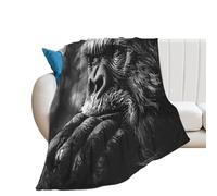 Bigfoot Sasquatch Print Blanket Throw Blankets Soft Bed Blanketes for Sofa Couch Office 60"*80"（150 * 200cm）