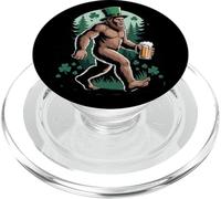 Bigfoot Sasquatch St Patricks Day Irish Funny Drinking Humor PopSockets PopGrip for MagSafe