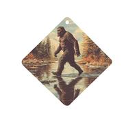 Bigfoot Sasquatch Walking Air Freshener Hanging Car Incense Chip Diffuser Scented Decor for Car Home