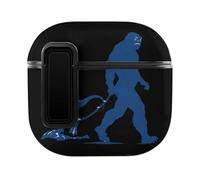 Bigfoot Sasquatch Walking Dinosaurs Cute Case PC Earbud Cases Protective Cover Compatible for AirPods 4