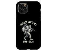 Bigfoot Saw It All 1776 2026 Patriotic America Cryptid Case for iPhone 11 Pro