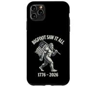 Bigfoot Saw It All 1776 2026 Patriotic America Cryptid Case for iPhone 11 Pro Max