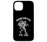 Bigfoot Saw It All 1776 2026 Patriotic America Cryptid Case for iPhone 13