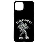 Bigfoot Saw It All 1776 2026 Patriotic America Cryptid Case for iPhone 15 Plus