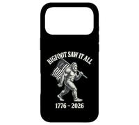Bigfoot Saw It All 1776 2026 Patriotic America Cryptid Case for iPhone 17 Pro Max