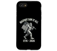 Bigfoot Saw It All 1776 2026 Patriotic America Cryptid Case for iPhone SE (2020) / 7/8