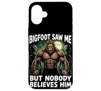 Bigfoot Saw Me Nobody Believes Him Bodybuilding Alien Gym Case for iPhone 16 Plus