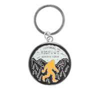 Bigfoot Search Team Keyring | Funny Enamel Cryptid Keychain | Quirky Gift for Bigfoot Believers and Sasquatch Fans | Lightweight Pocket-Sized Keyring | Adventure-Inspired Accessory