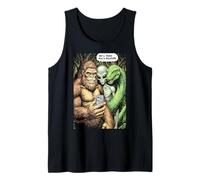Bigfoot Selfie Alien Loch Ness Monster Funny Believer Tank Top